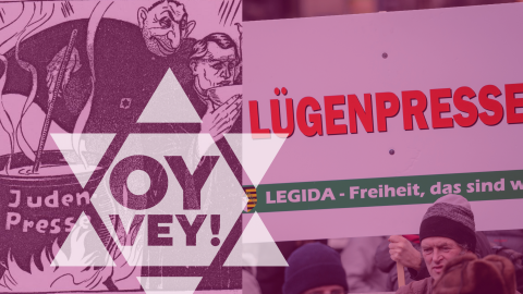 Judenpresse und Lügenpresse nebeneinander