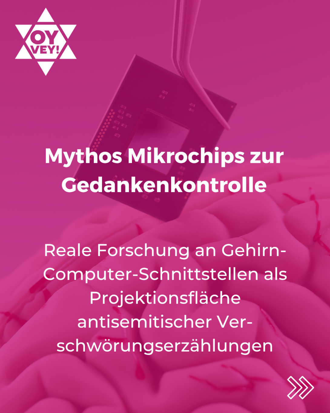 Titelbild der Slides zum Mythos "Mikrochips zur Gedankenkontrolle"